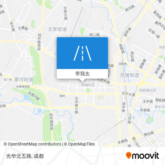 光华北五路地图