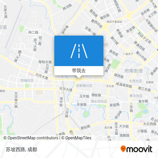 苏坡西路地图