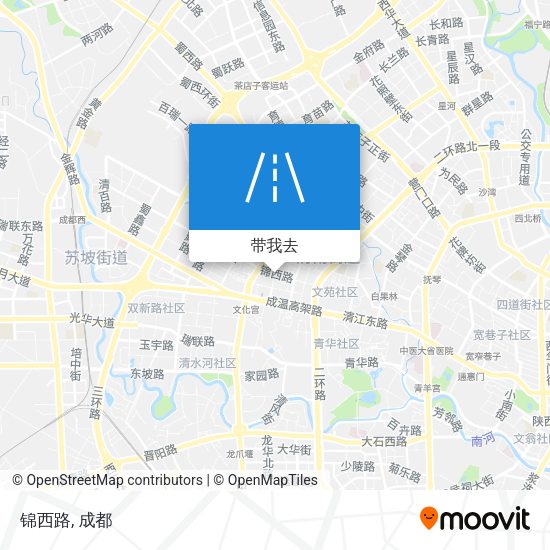 锦西路地图