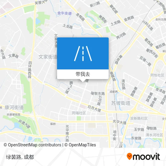 绿茵路地图