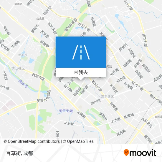 百草街地图