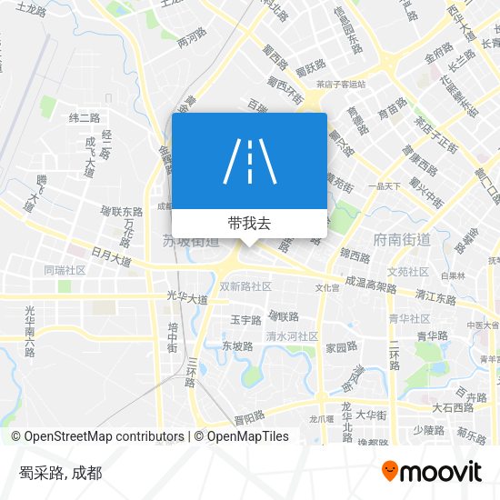 蜀采路地图