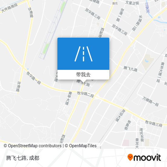 腾飞七路地图
