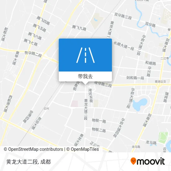 黄龙大道二段地图