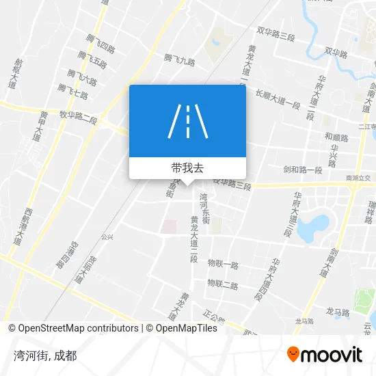 湾河街地图