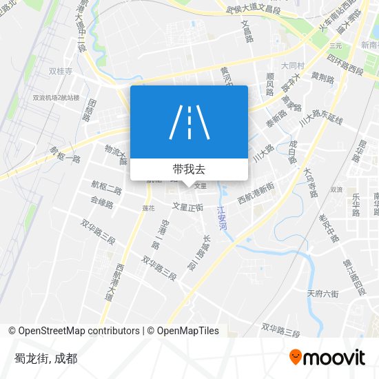 蜀龙街地图