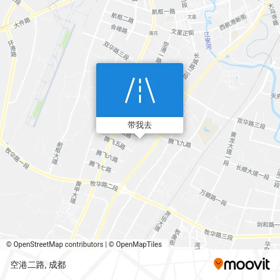 空港二路地图
