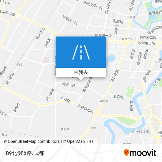 B9北侧道路地图