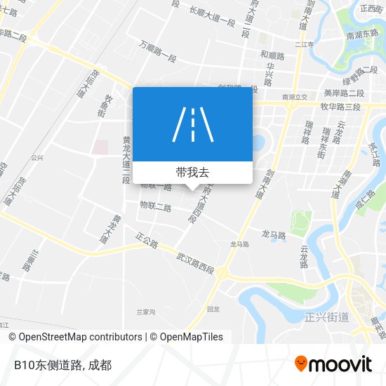 B10东侧道路地图