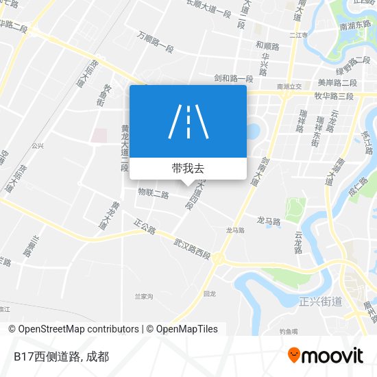 B17西侧道路地图