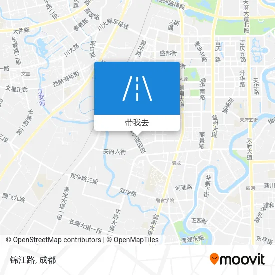 锦江路地图