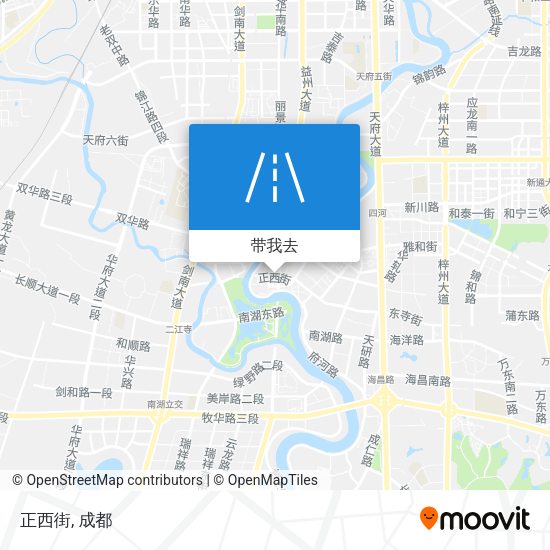 正西街地图