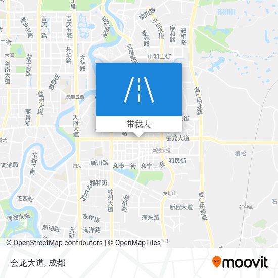 会龙大道地图