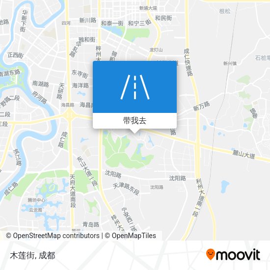 木莲街地图