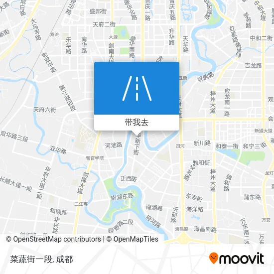 菜蔬街一段地图