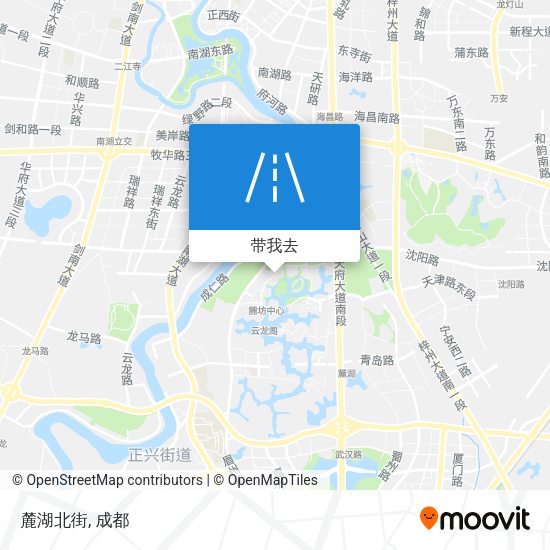 麓湖北街地图