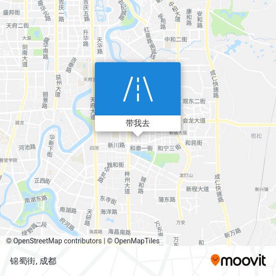 锦蜀街地图