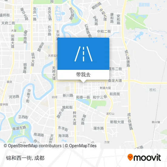 锦和西一街地图