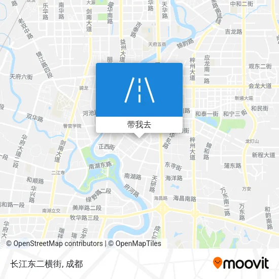 长江东二横街地图