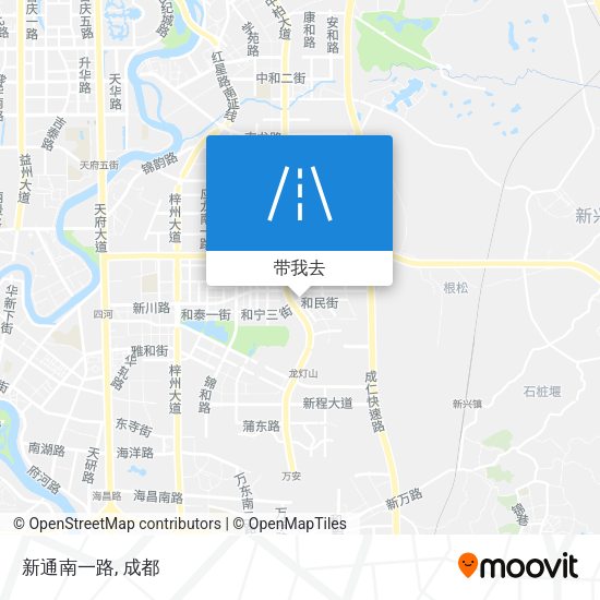 新通南一路地图