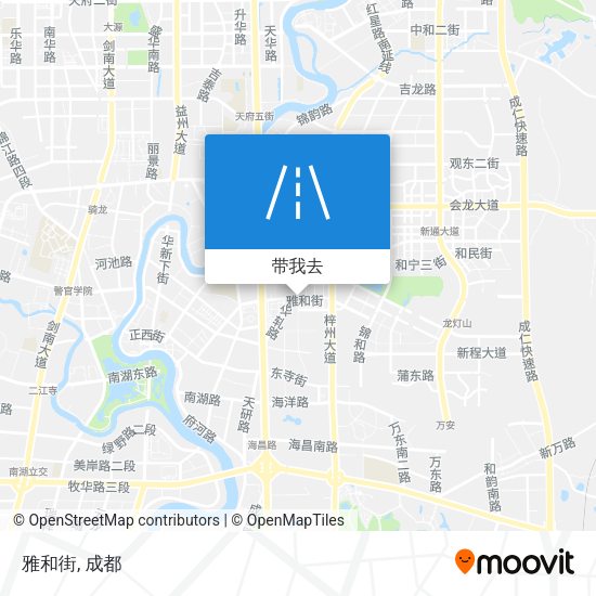 雅和街地图