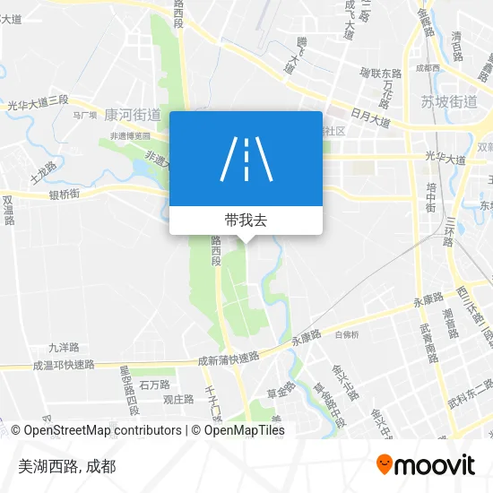 美湖西路地图