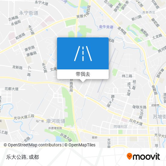 乐大公路地图