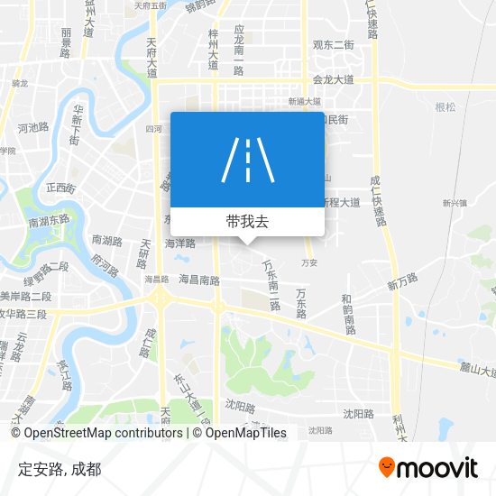 定安路地图