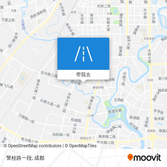 警校路一段地图