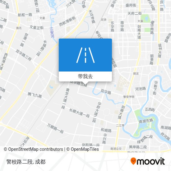 警校路二段地图