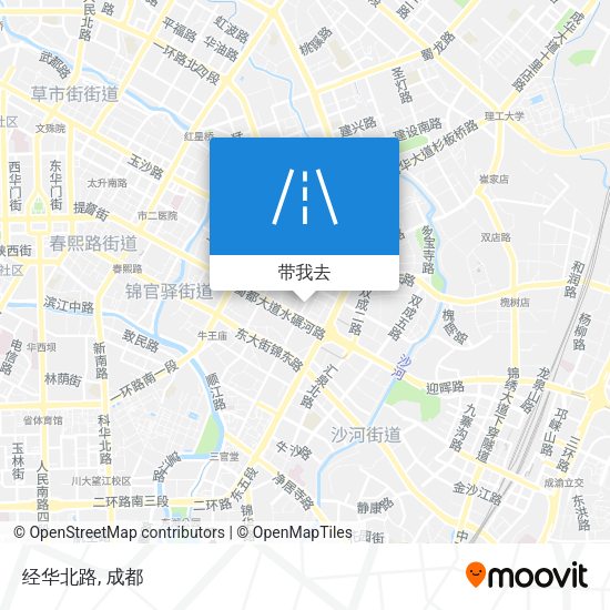 经华北路地图