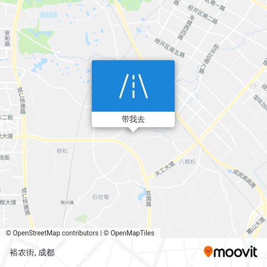 裕农街地图