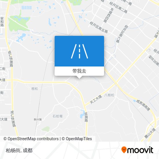 柏杨街地图