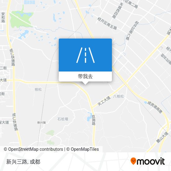 新兴三路地图