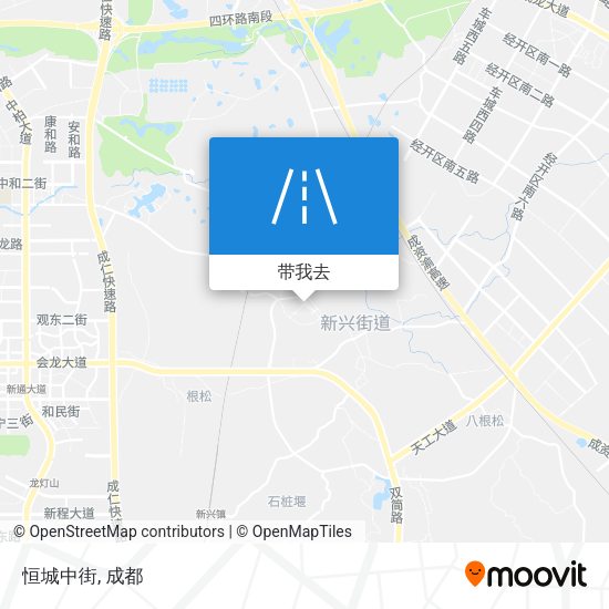 恒城中街地图