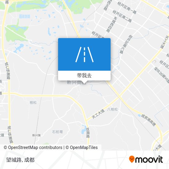 望城路地图