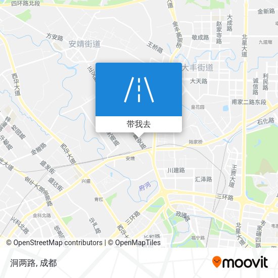 洞两路地图