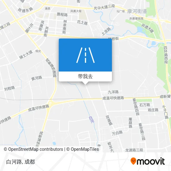 白河路地图