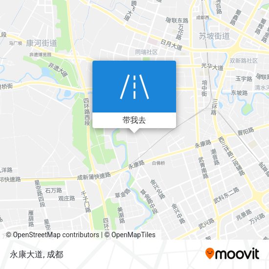 永康大道地图