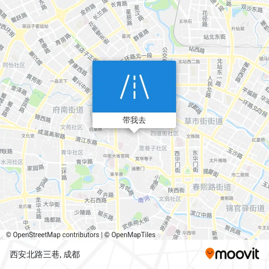西安北路三巷地图