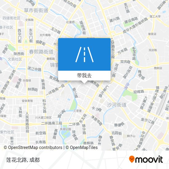 莲花北路地图