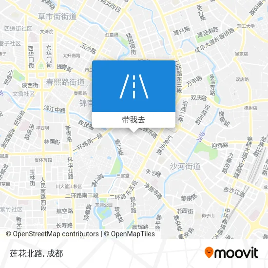 莲花北路地图