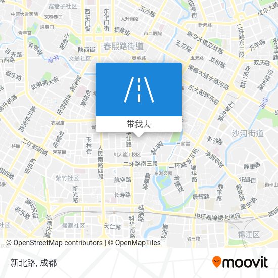 新北路地图