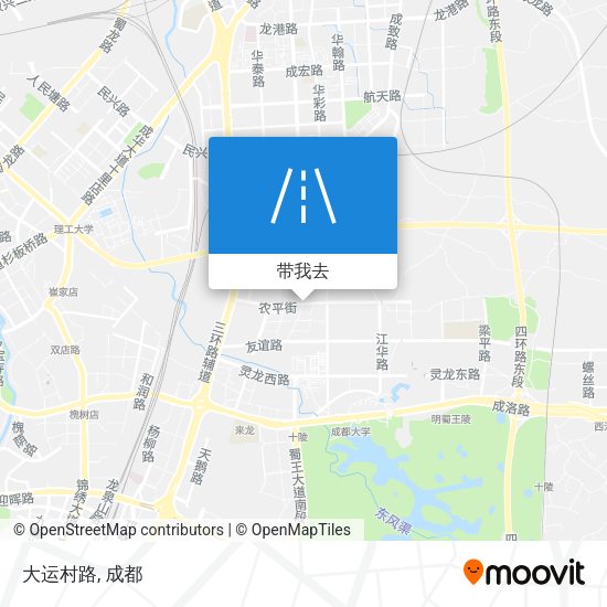 大运村路地图