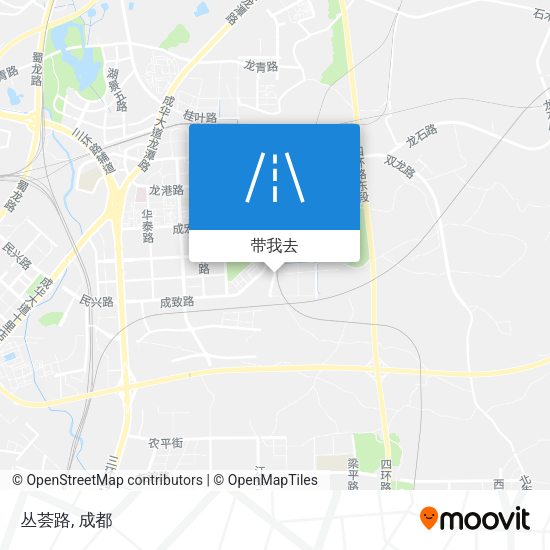 丛荟路地图