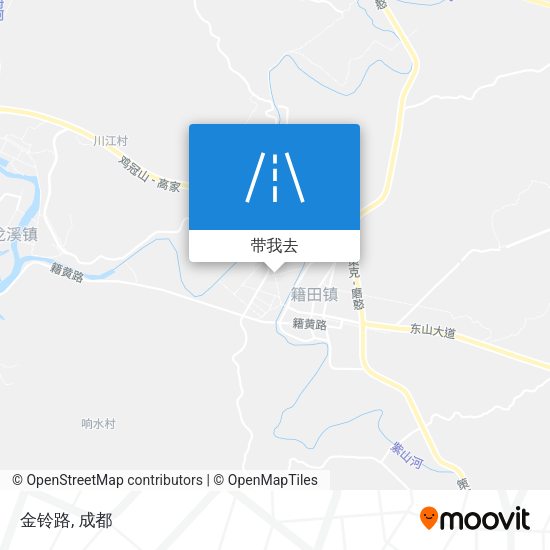 金铃路地图