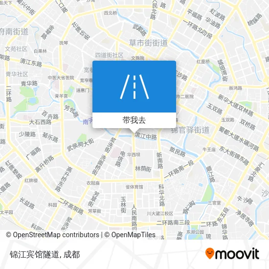 锦江宾馆隧道地图