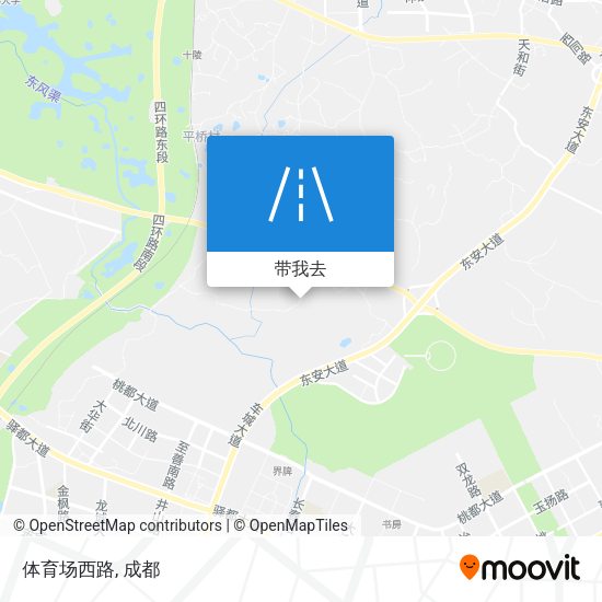 体育场西路地图