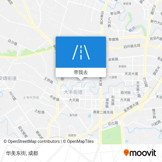 华美东街地图