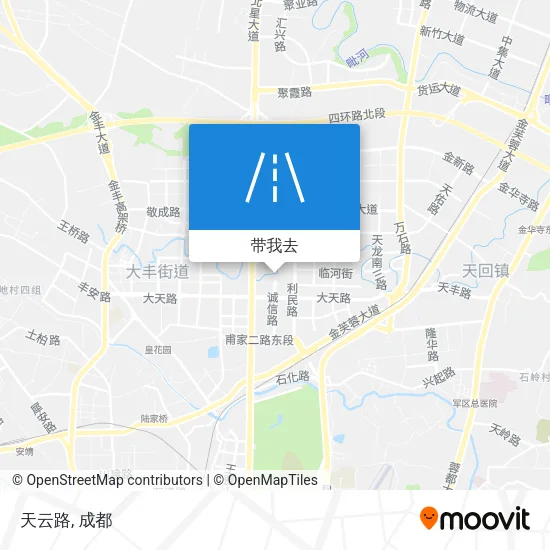 天云路地图